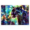 Wallpaper Black Panther Abstraction