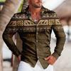 Spring Autumn Temperament Thin Shirt Top Men's Long Sleeved Casual Loose Shirts Men’s