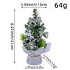 Christmas Tree 20CM Mini Set Table Decoration for Children Small Decorative Christmas Ball Home Decor