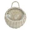 Wall Hanging Planter Plant Flower Pot Handmade Wicker Rattan Basket Home Decor
