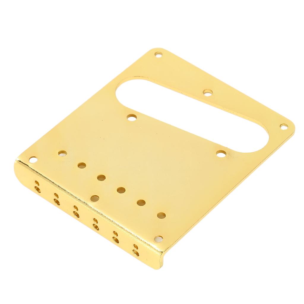 Top Loader Guitar Bridge Plate Steel 6 Strings Gold Color Electric Guitar Bridge Base Plate