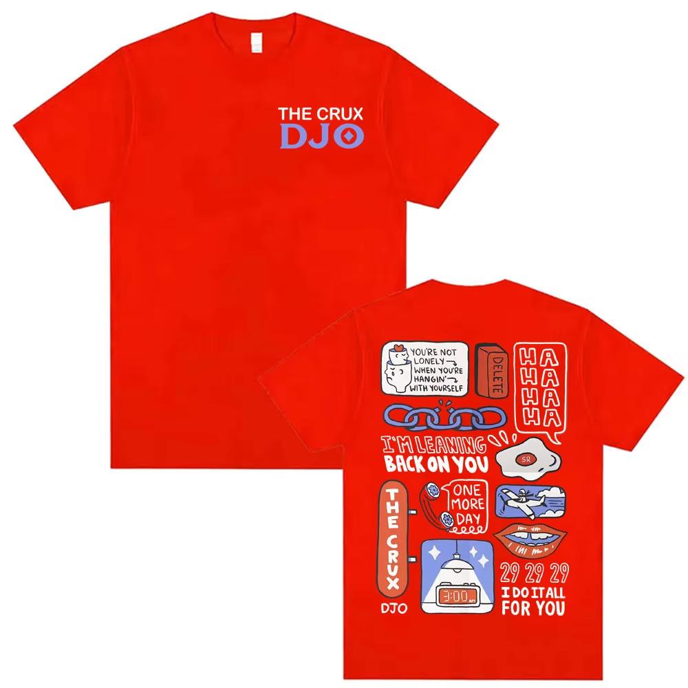 The Crux Djo Inspired Album Graphic T Shirts Unisexs Clothing Harajuku Aesthetic Short Sleeve Tshirts Casual Cotton T Shirt