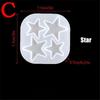 DIY Handmade Mold Star Sun Moon Silicone Resin Molds Jewelry Decorations Resin Mold Silicone