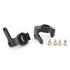 Front Rear Steering Cup C Hub Bracket Axle Lock Set Fit for AXIAL SCX10 II axle 90046 90047 AR44 RC CarBlack