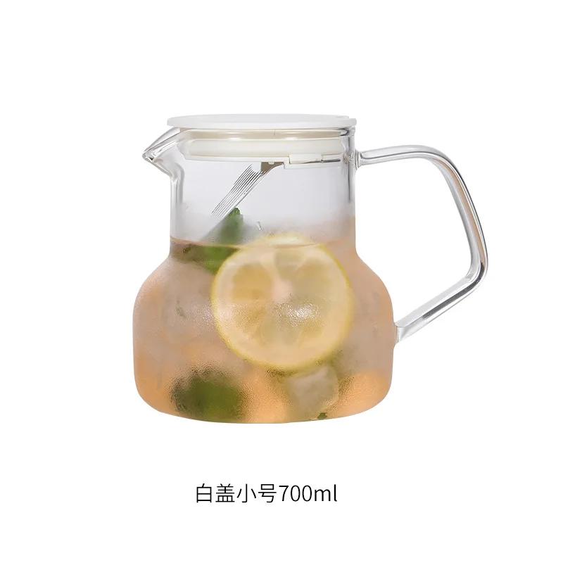 Heat Resistant Glass Tea Pot Hand Brewed Coffee Sharing Pot Infuser Teapot To Boil Water Kettle Japanese Teapot for Infusion Bar