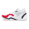 Puma Trc Blaze Court Fashion Удобная амортизация Нескользящие Износостойкие Баскетбольные кроссовки средней высоты Мужские кроссовки Белый Красный 376582-15