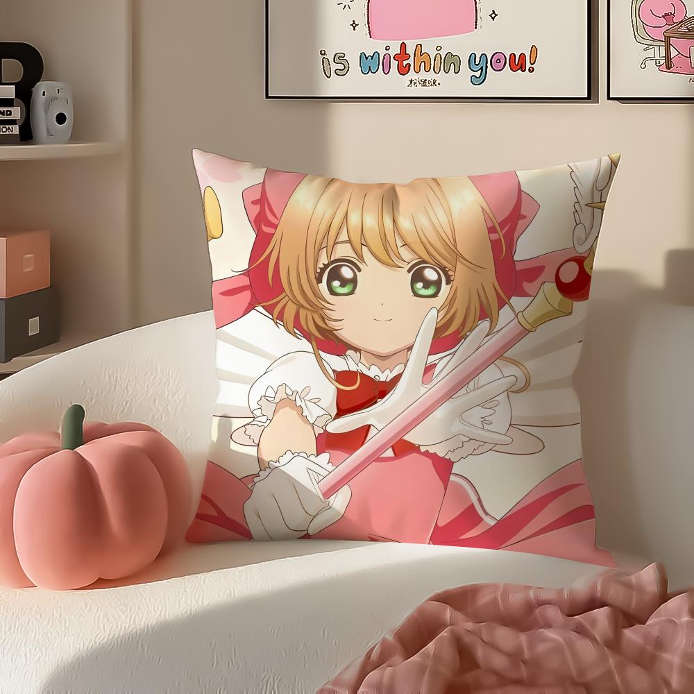 Магический Милый Японский Аниме Cardcaptor Sakura Наволочка Подушка Короткий Плюш Невидимая Молния Комната Диван Наволочка