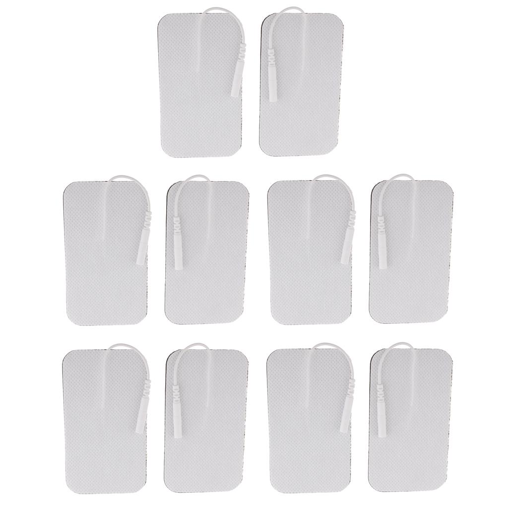 10pcs Tens Massager Therapy Machine Self-adhesive Replacement Electrode Pads