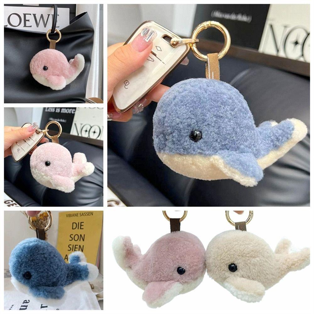 Брелок для сумок Furry Dolphin Брелок для ключей Furry Wool Whale Брелок для автомобиля Kit Брелок для мужчин и женщин