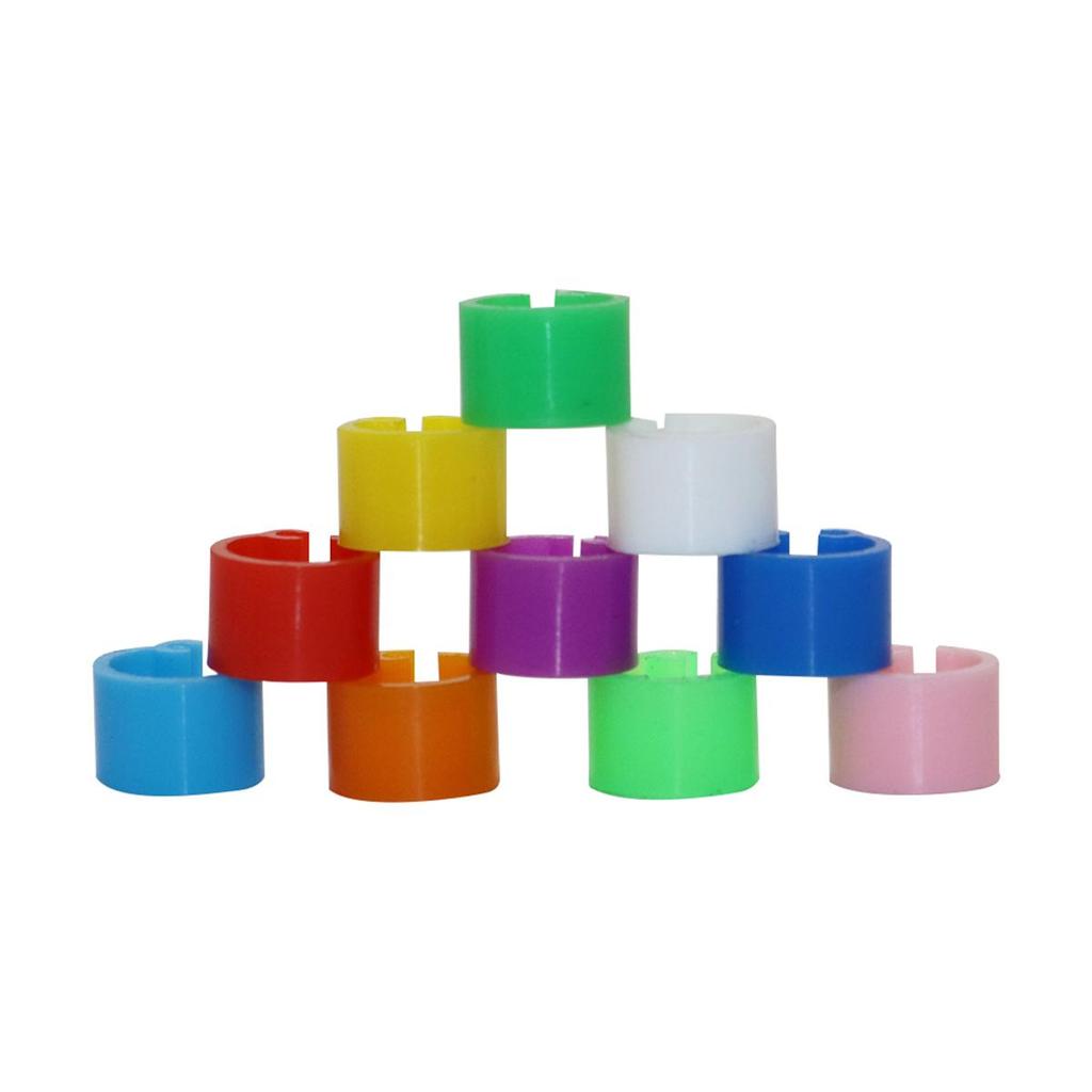 Набор колец на лапки для птиц. 100 шт