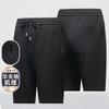 Summer new breathable business micro elastic elastic waist shorts with waffle texture, sports pants, men's casual pants