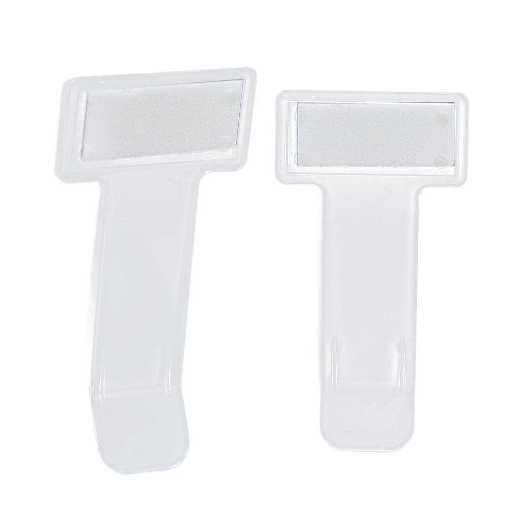 10 шт. зажим для карточек, твердый зажим для сдачи купюр, парковочного талона, экономящий место, прозрачный зажим