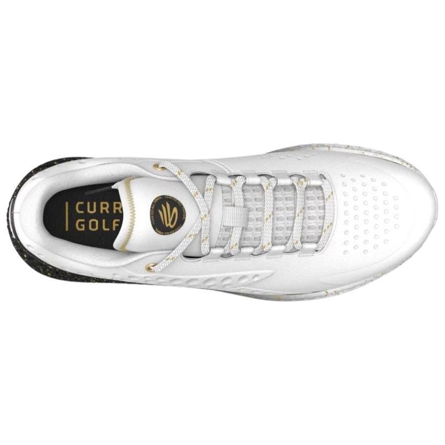 Under Armour Кроссовки Curry 1 Golf Белые Черные Мужские 3027378-101