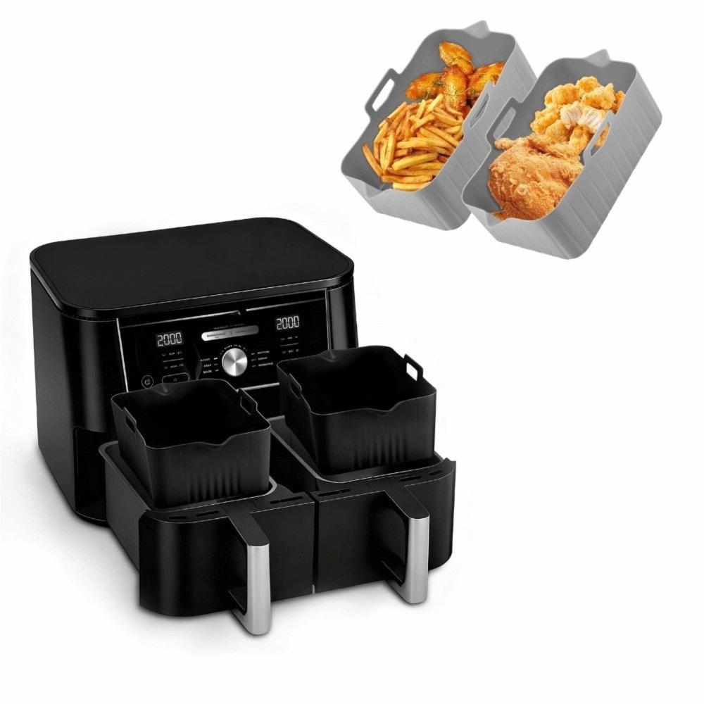 Silicone Air Fryer Basket for Ninja Foodi SL401 DZ201 DZ302 DZ401 DZ550 AF300UK AF400UK