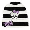 Женская шапка-бини с рисунком черепа
