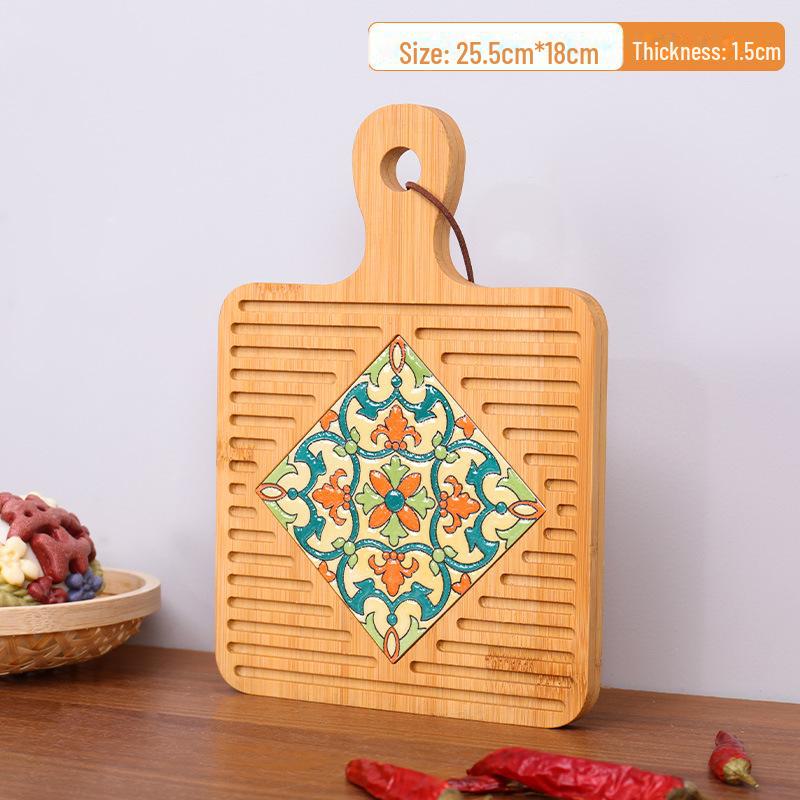 Коврик под горшок из цельного дерева: Деревянная теплоизоляционная подставка и подставка, предотвращающая ожоги, для кастрюль и суповых горшков