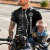 Men's New Vintage T-shirt Summer Clothing Personalized Name Mechanist 3D Print Top 5xl Street Leisure Sports Pullover