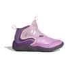 Adidas Rapidazen Slip-On Plush Warm Comfortable Stylish Shock Absorbing Wear-Resistant Mid-Top Casual Shoes Kids Casual Shoes Purple IG7820