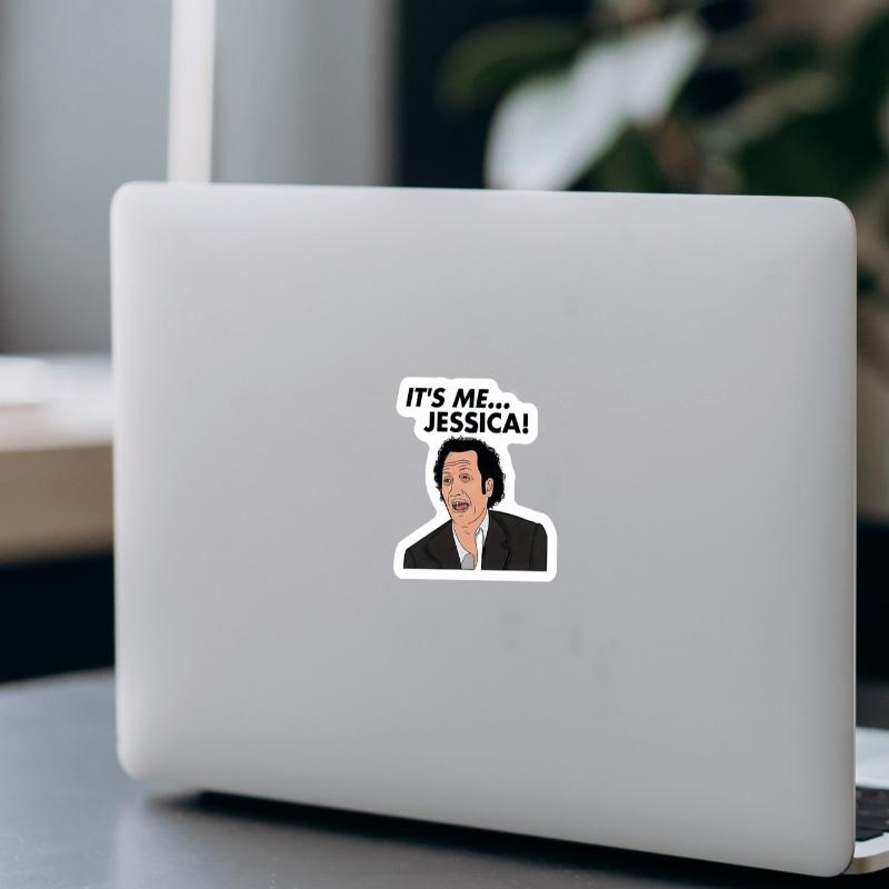 1 шт. Виниловая наклейка It's Me Jessica Hot Chick, матовая, самоклеящаяся, одноразовая, наклейки для бутылок с водой, тамблеров, ноутбуков, шляп, чехлов для телефонов