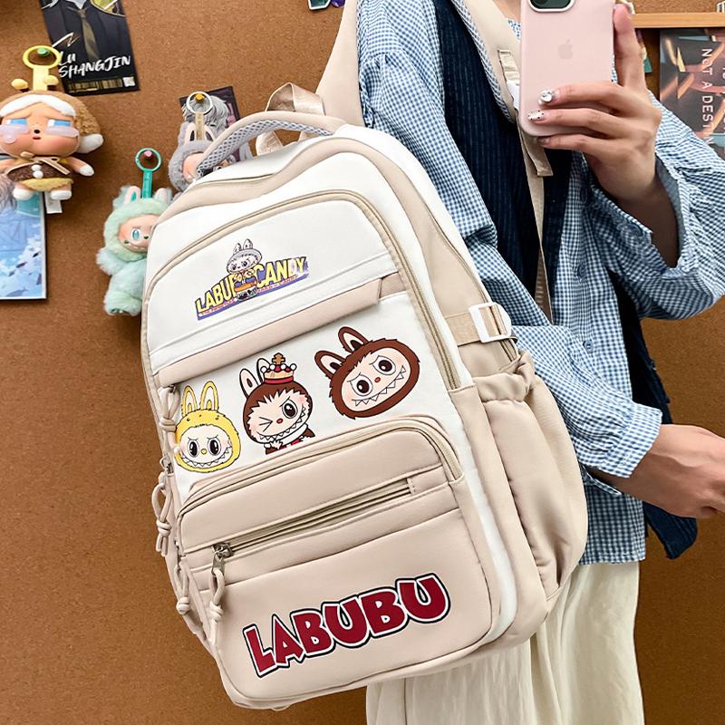 Рюкзак LABUBU Школьный рюкзак Рюкзак Детская сумка LABUBU Рюкзак для начальной школы Рюкзак для девочки Рюкзак для мальчика Школьный рюкзак 6 цветов