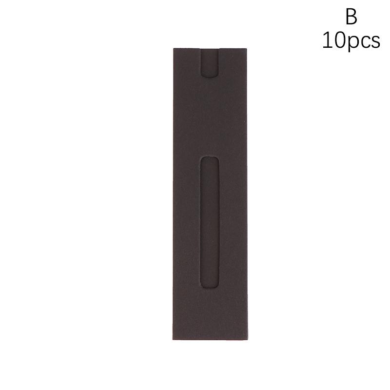 10 шт. коробка для ручек подарочный чехол упаковка один держатель для перьевой ручки мешочек картон пустой чехол крафт бумага чехлы для ручек