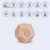 Food Decision Tool 12 Sides Dice Wooden Couple Date Night Ideas Portable Dinner Takeaway Decider Adults Girlfriend Boyfriend Props Choice