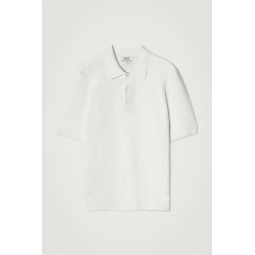 COS Рубашка поло из японского трикотажного хлопка