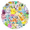 50 Anime Pokemon Graffiti Stickers Car Mobile Bicycle Water Cup Decorative Stickers Waterproof