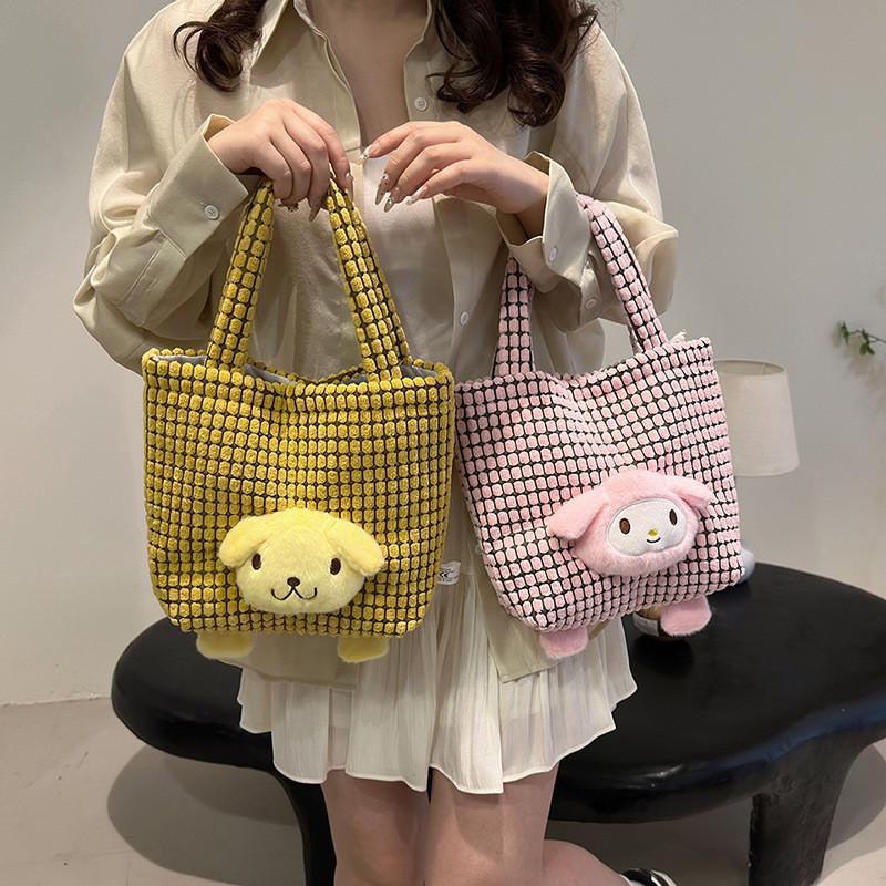 Сумка-тоут Pom Pom Purin с мелодией и дизайном в виде мультяшного животного для детей и подростковой моды