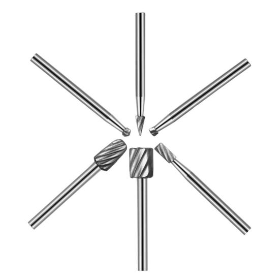 6 шт. спиральные фрезы высокой твердости, износостойкие деревообрабатывающие дрели, роторные напильники, товары для дома