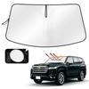Cartist Toyota Land Cruiser 300 Series Windscreen Sunshade Shade Curtain Land Cruiser Blackout Shade Sunshade Специальная защита от ультрафиолета для автомобиля Custom