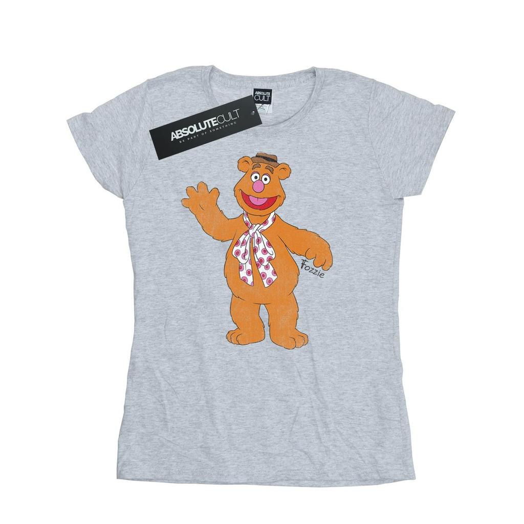 Disney Женская/женская классическая хлопковая футболка The Muppets Fozzy