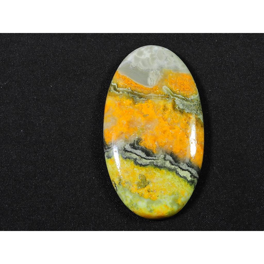 76Cts. Натуральный шмель яшма овальный винтажный ювелирный драгоценный камень 28X50X06 мм SK-983