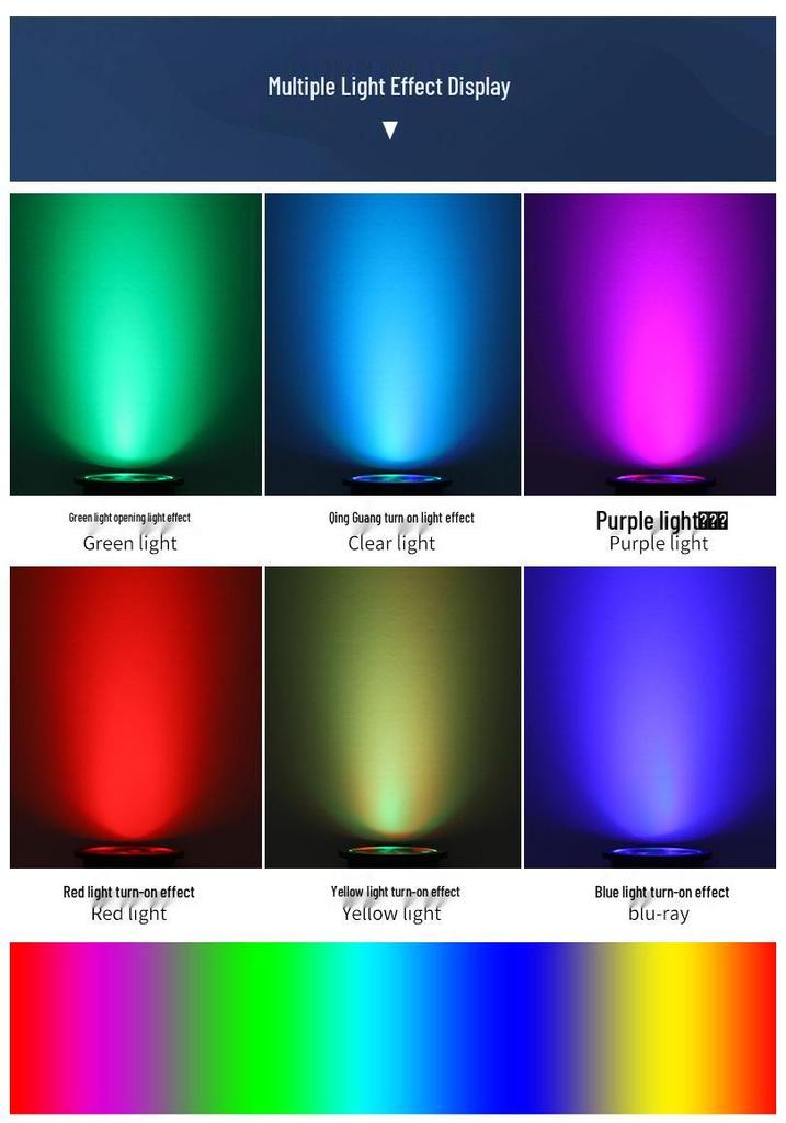 Stainless Steel Outdoor Waterproof LED Ground Spotlight for Landscaping