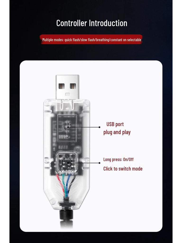 Светодиодный USB-дисплей для автомобиля «Глаз демона вампира» - Предупредительный свет для выражения на заднем стекле
