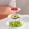 3-Tier Cupcake Stand Holder Plastic Serving Platter for Afternoon Tea Dessert Display Stand for Weddings Parties