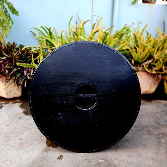 60,96 см Деревянный щит с принтом дракона Копия средневекового щита викинга Щит Вальхаллы Фенрир Серый потертый в бою Щит