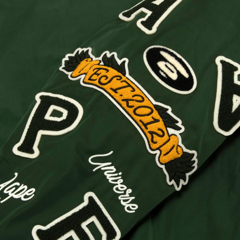 Aape patch-embroidered bomber jacket AAPJKM7742XXP