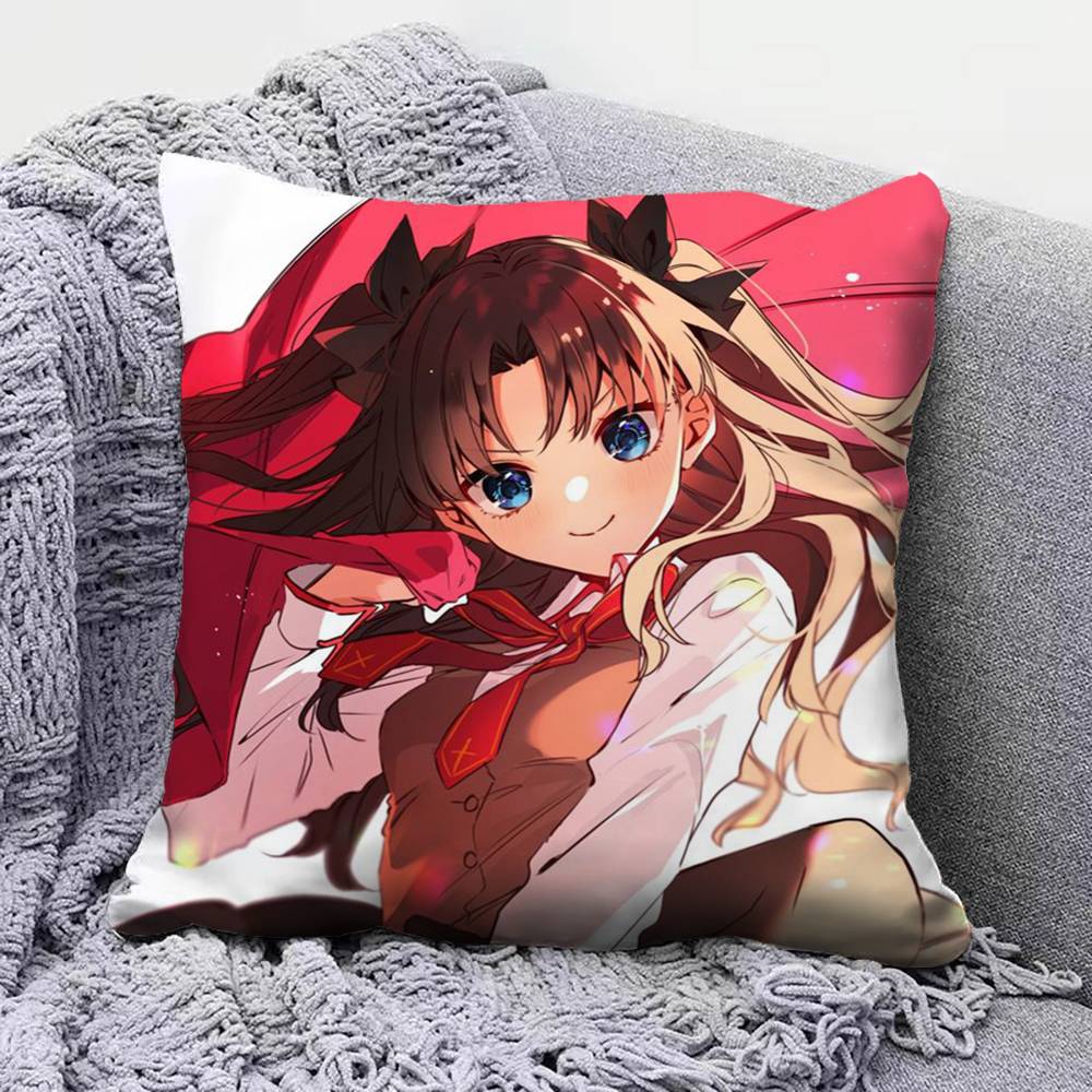 Тосака Рин Аниме Девушка Fate Stay Night Домашние Декоративные Наволочки для Подушек на Диван и Персонализированные Наволочки