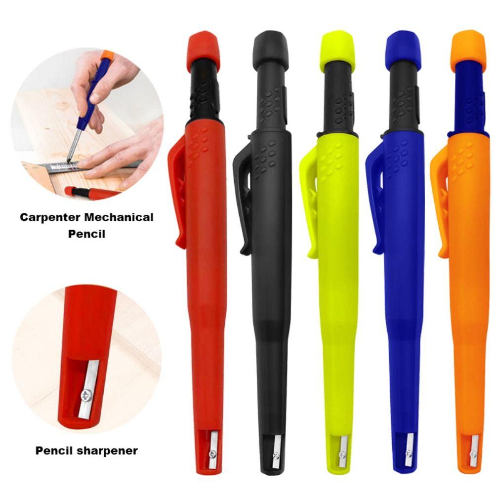 One-piece Design Carpenter Mechanical Pencil Construction Job Tools