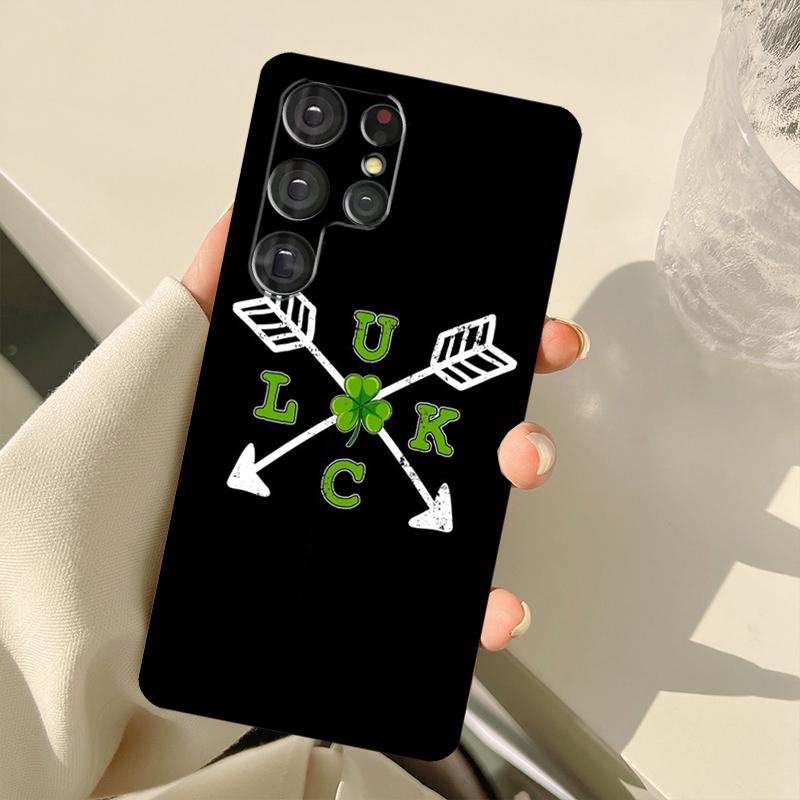 Ирландия Трилистник Счастливый Чехол Для Samsung Galaxy S24 Ultra S21 S22 S23 S25 Ultra S9 S10 Plus S20 FE S25 FE Задняя Крышка