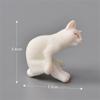 1PC Resin Cats Ornament Kitten Figurine Animal Miniature Fairy Garden Doll House Decoration DIY Micro Landscape Home Decoritions
