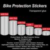 Car Door Protector Stickers Transparent Bicycle Stickers Tape Bike Frame Protector Cycling Tape Film Auto Sill Anti Scratch Tape