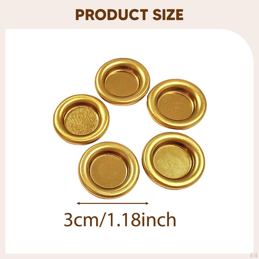 50 Pieces Burner Trays Holder Plates Metal for Bedroom