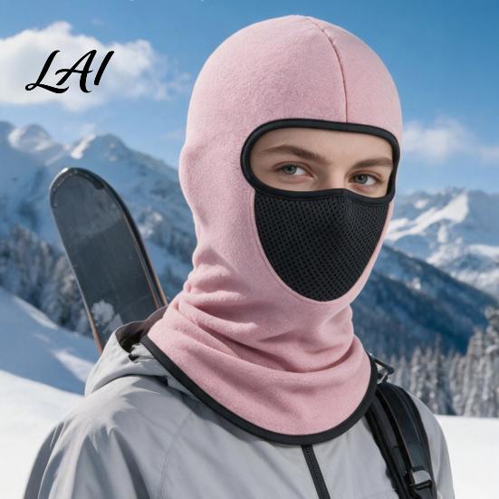 Cold Weather Face Cover Fleece Balaclava Ski Mask for Fall Winter Windproof Warm Full Cover Neck Gaiter Outdoor Cycling Motorcycle Riding Skiing
