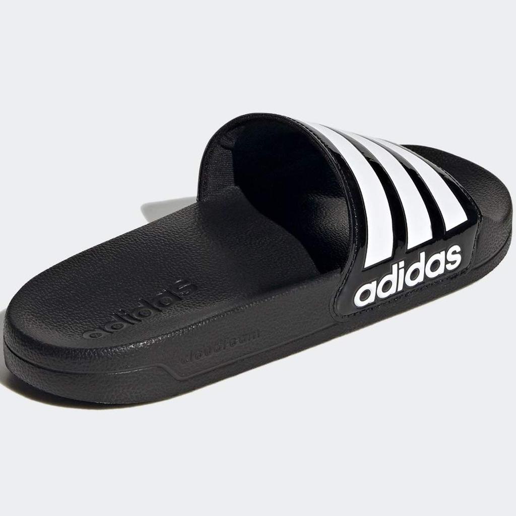 Adidas Adilette Шлепанцы для душа W ADILETTE SHOWER SLIDES Основной белый FZ2852 Оригинальный продукт Adidas Japan [Adidas] Черный/Обувь 27.0см