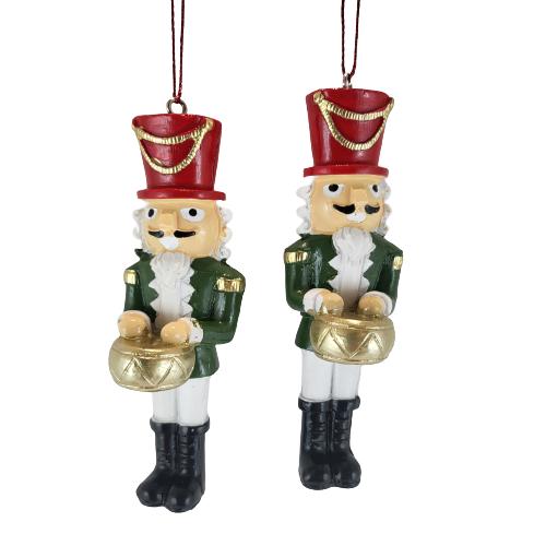 Nutcracker Soldier Pendant 2 pcs
