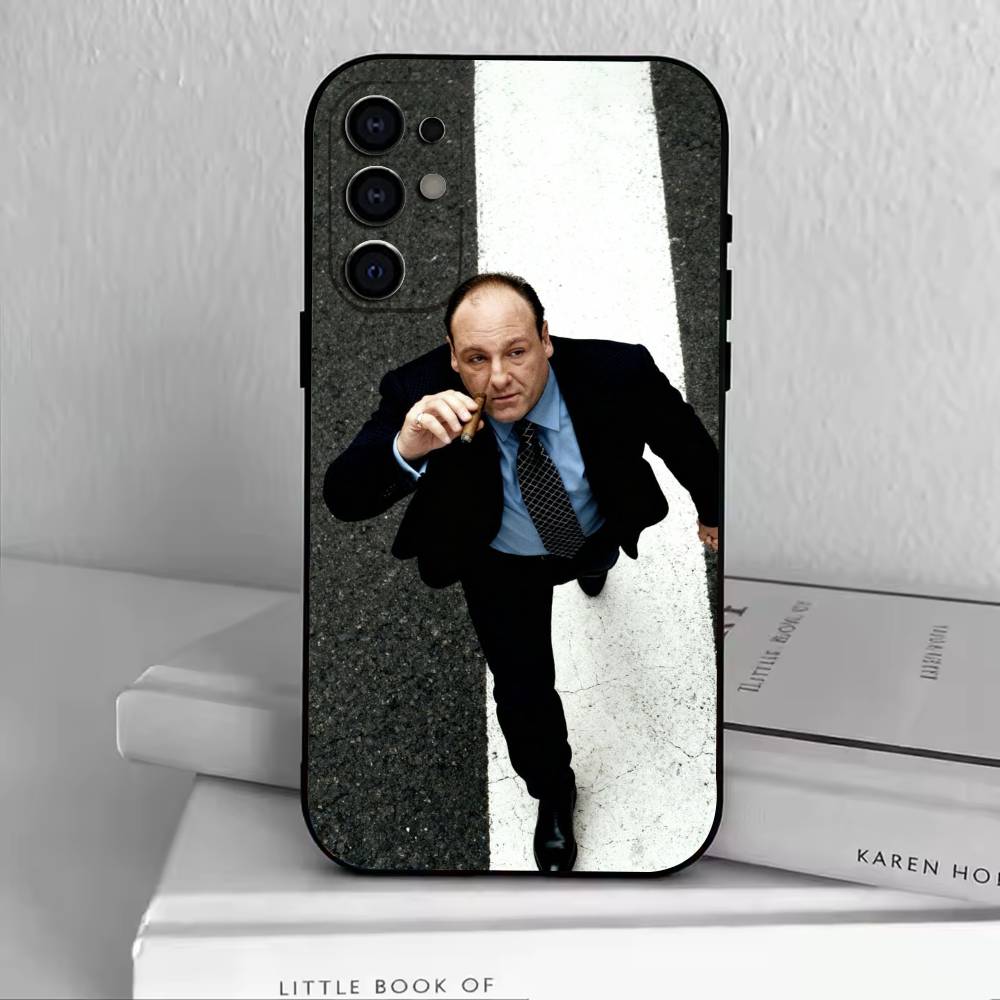 The Tony Soprano-JG Phone Case For Samsung S25,S24,S21,S22,S23,S30,Ultra,S20,Plus,Fe,Soft Silicone Black Cover