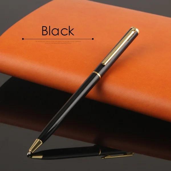 2 Шариковые ручки с поворотным механизмом Классические Металлические Административные Офисные Школьные Канцелярские товары Выдвижная Плавное письмо Подписная ручка