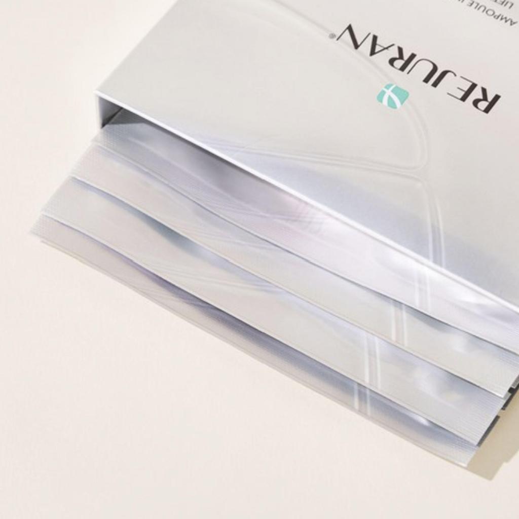 REJURAN Ampoule Infused Lifting Mask 28g × 4 Sheets – Firming, Elasticity & Moisturizing Facial Sheet Mask – 1 Box